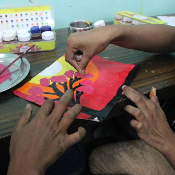 When Colours heal fears ! PROTSAHAN’S Wall Project